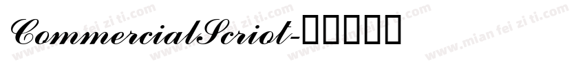 CommercialScriot字体转换