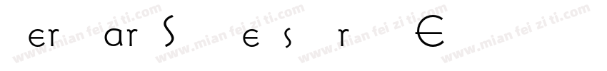 BernhardSchoenschriftEF-Light字体转换