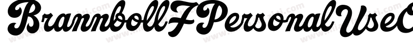 BrannbollFPersonalUseOnly-8wvz字体转换