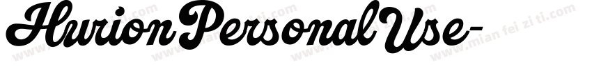 HurionPersonalUse字体转换