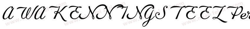 AWAKENNINGSTEELPersonalUse字体转换
