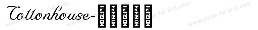 Cottonhouse字体转换
