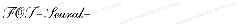 FOT-Seurat字体转换