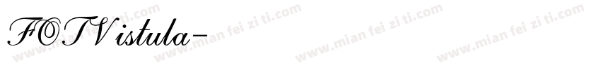 FOTVistula字体转换