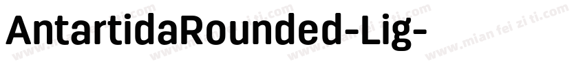 AntartidaRounded-Lig字体转换