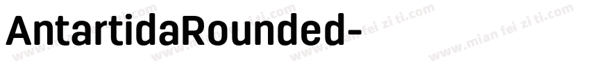 AntartidaRounded字体转换