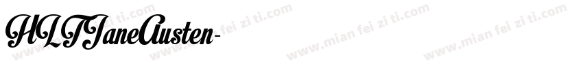 HLTJaneAusten字体转换