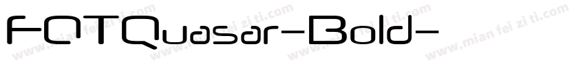 FOTQuasar-Bold字体转换