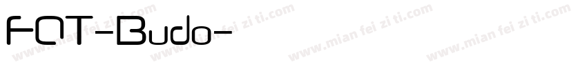 FOT-Budo字体转换
