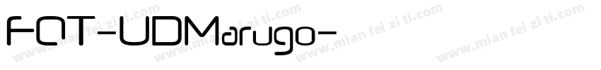 FOT-UDMarugo字体转换