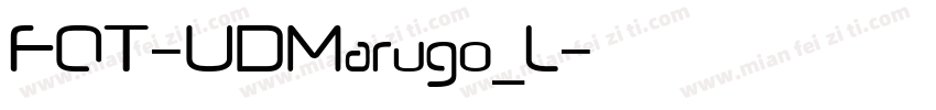 FOT-UDMarugo_L字体转换