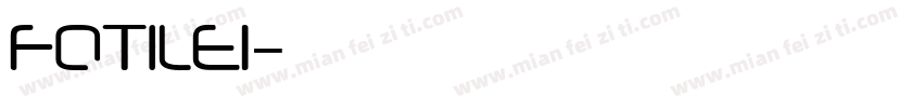 FOTILE1字体转换