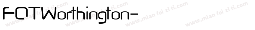 FOTWorthington字体转换