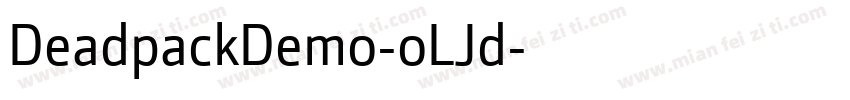 DeadpackDemo-oLJd字体转换
