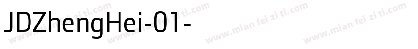 JDZhengHei-01字体转换