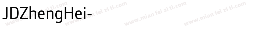JDZhengHei字体转换