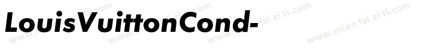 LouisVuittonCond字体转换