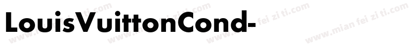 LouisVuittonCond字体转换
