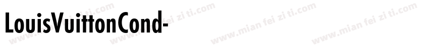 LouisVuittonCond字体转换