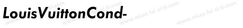 LouisVuittonCond字体转换