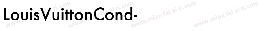 LouisVuittonCond字体转换