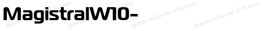 MagistralW10字体转换