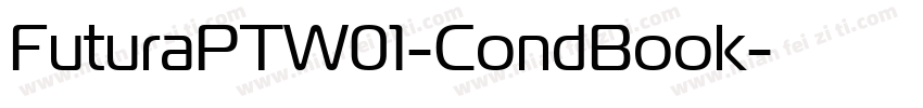 FuturaPTW01-CondBook字体转换