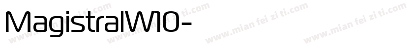 MagistralW10字体转换