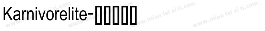 Karnivorelite字体转换
