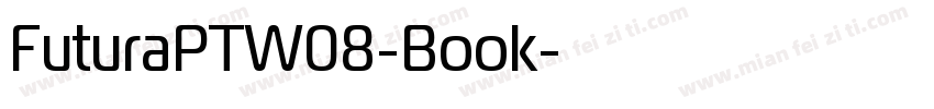 FuturaPTW08-Book字体转换