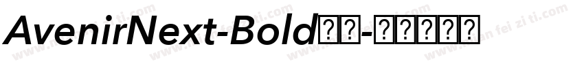 AvenirNext-Bold字体字体转换