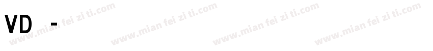 VD标志字体转换