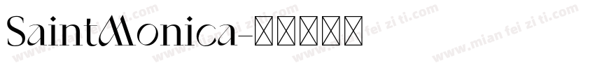 SaintMonica字体转换
