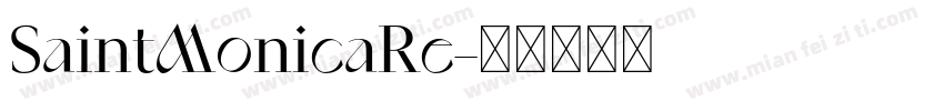 SaintMonicaRe字体转换