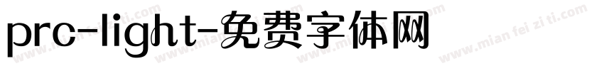 prc-light字体转换