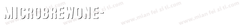 MicrobrewOne字体转换
