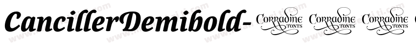 CancillerDemibold字体转换