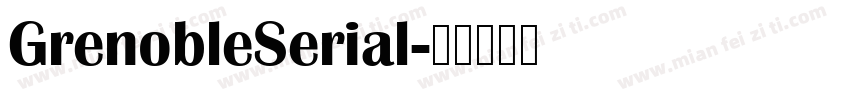 GrenobleSerial字体转换