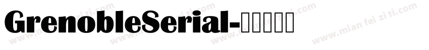 GrenobleSerial字体转换