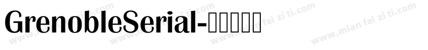 GrenobleSerial字体转换