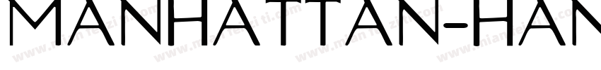 Manhattan-Hand字体转换