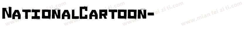 NationalCartoon字体转换