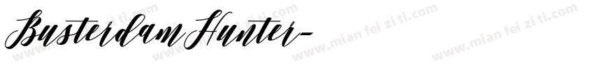 BusterdamHunter字体转换