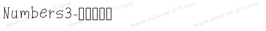 Numbers3字体转换