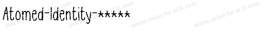 Atomed-Identity字体转换