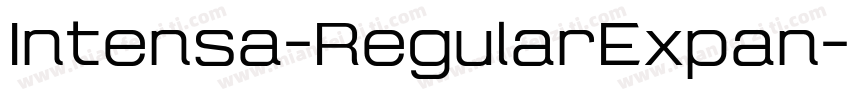 Intensa-RegularExpan字体转换