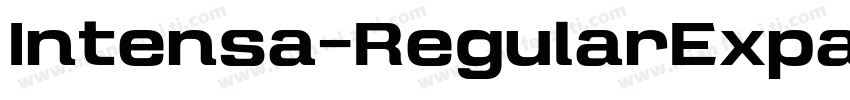 Intensa-RegularExpan字体转换