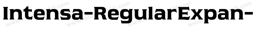 Intensa-RegularExpan字体转换