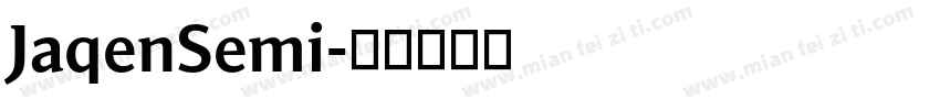 JaqenSemi字体转换