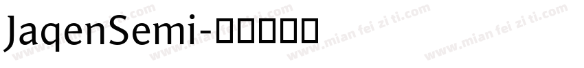 JaqenSemi字体转换